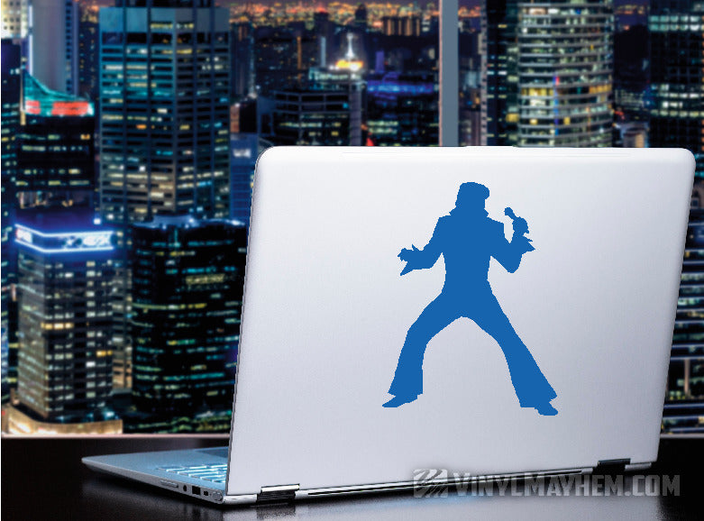 Elvis Presley The King Las Vegas silhouette vinyl sticker