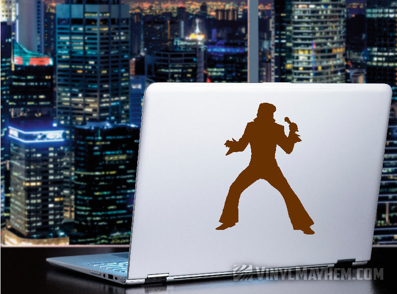 Elvis Presley The King Las Vegas silhouette vinyl sticker