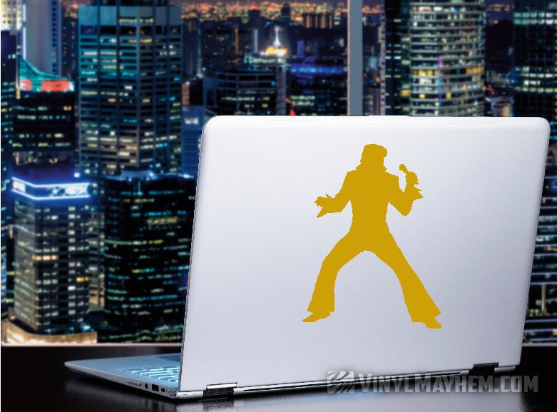 Elvis Presley The King Las Vegas silhouette vinyl sticker