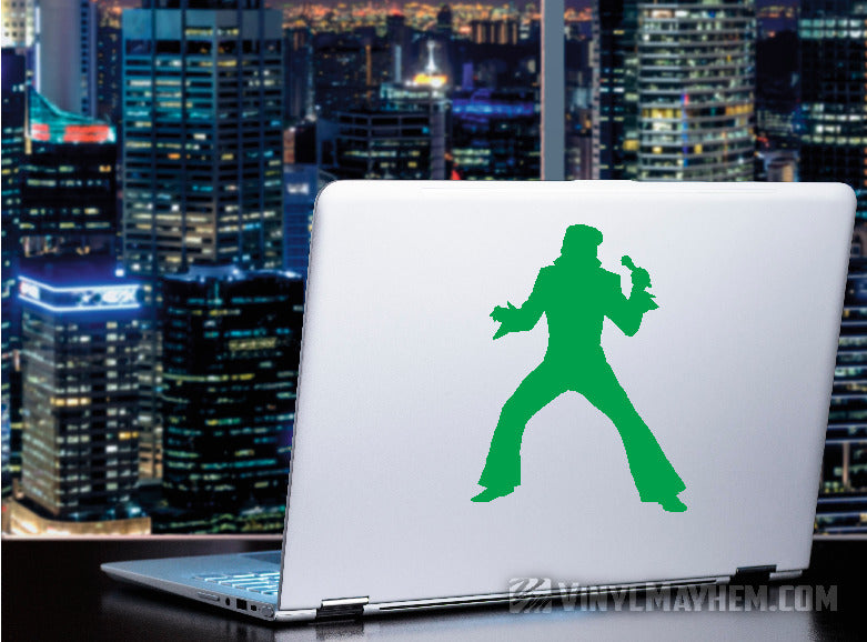 Elvis Presley The King Las Vegas silhouette vinyl sticker