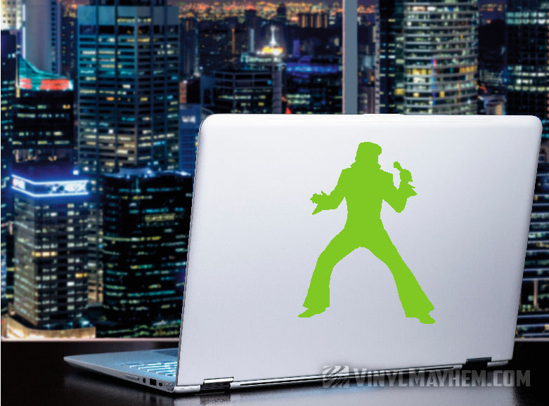 Elvis Presley The King Las Vegas silhouette vinyl sticker