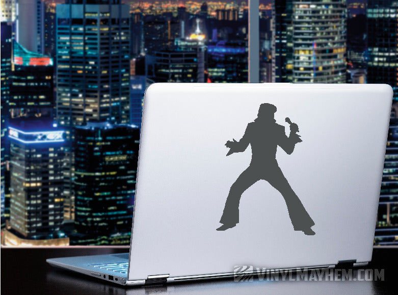 Elvis Presley The King Las Vegas silhouette vinyl sticker