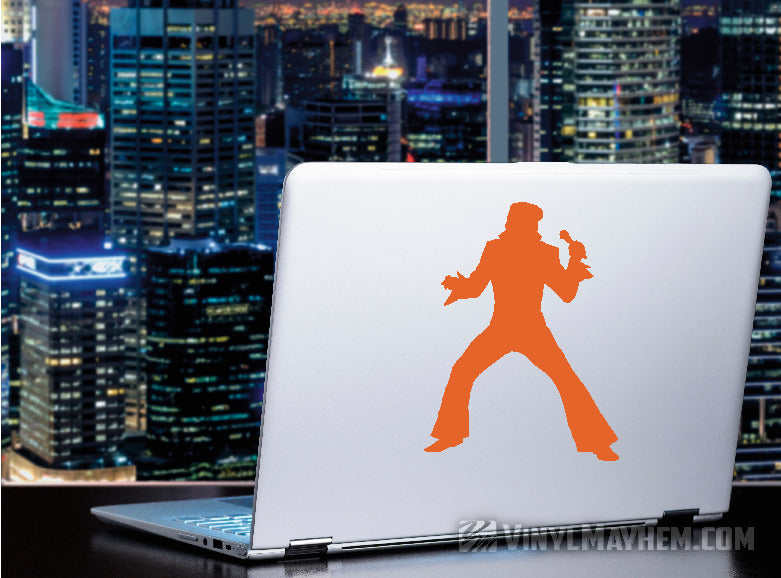 Elvis Presley The King Las Vegas silhouette vinyl sticker