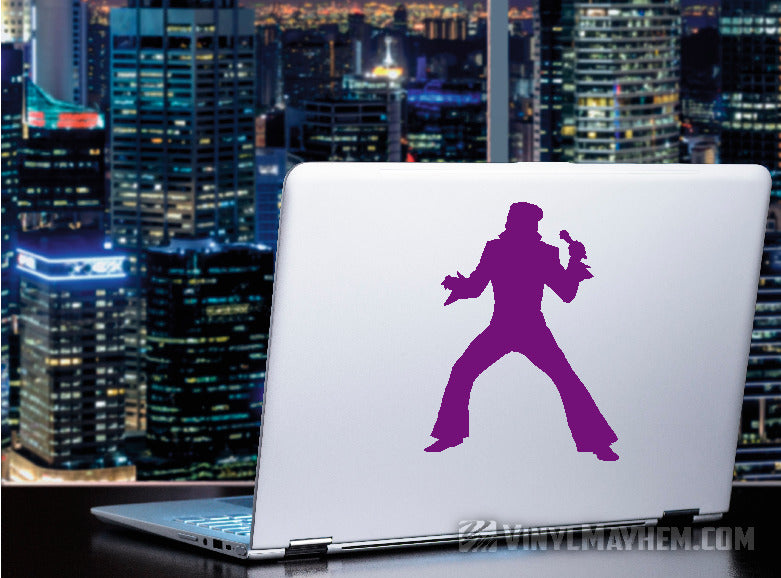Elvis Presley The King Las Vegas silhouette vinyl sticker