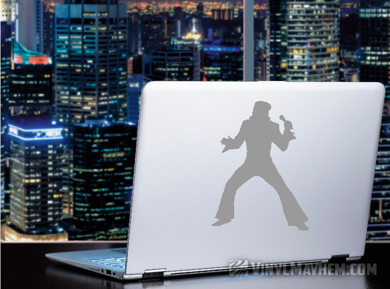 Elvis Presley The King Las Vegas silhouette vinyl sticker