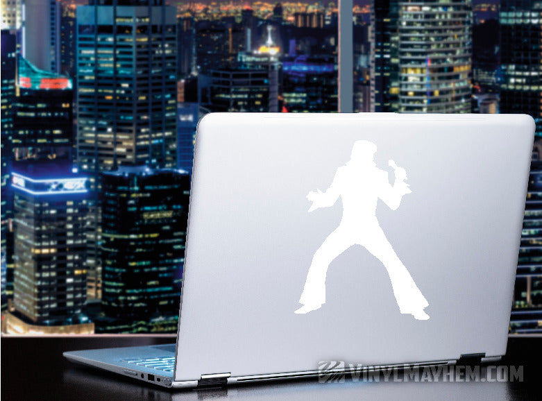 Elvis Presley The King Las Vegas silhouette vinyl sticker