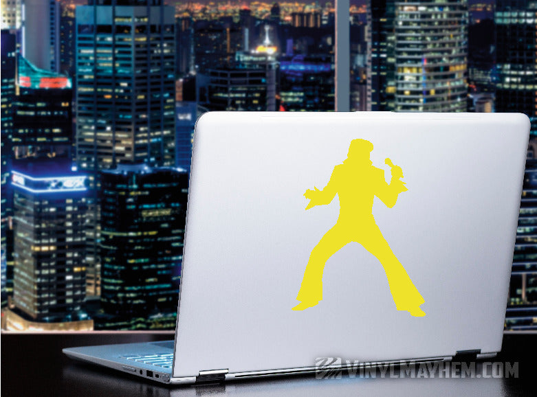 Elvis Presley The King Las Vegas silhouette vinyl sticker