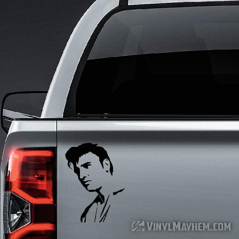 Elvis Presley young profile vinyl sticker