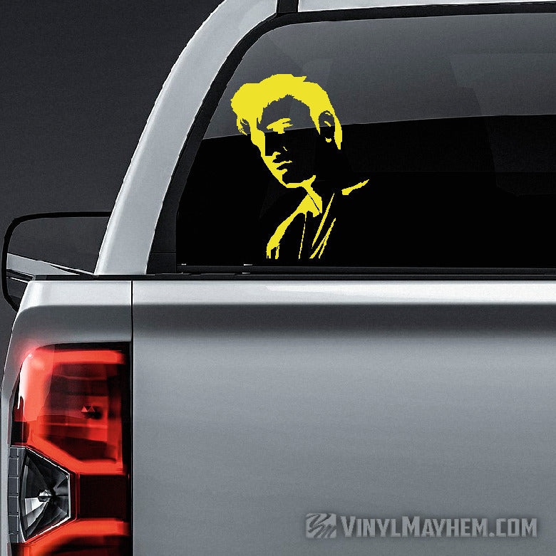 Elvis Presley young profile vinyl sticker