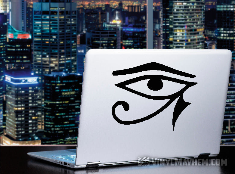 Eye of Ra Egyptian hieroglyphic vinyl sticker