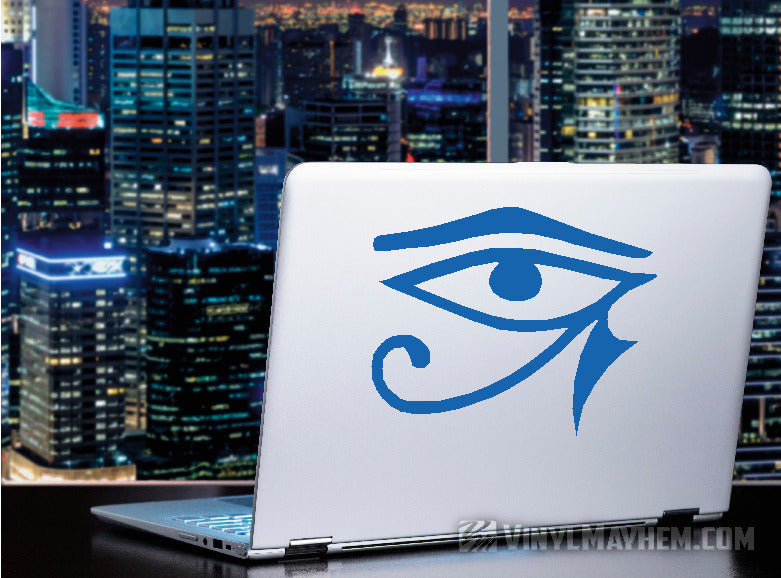 Eye of Ra Egyptian hieroglyphic vinyl sticker