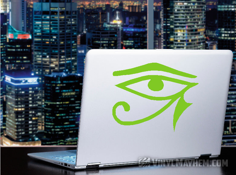 Eye of Ra Egyptian hieroglyphic vinyl sticker