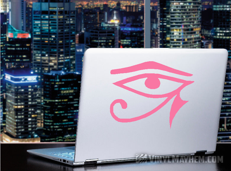 Eye of Ra Egyptian hieroglyphic vinyl sticker