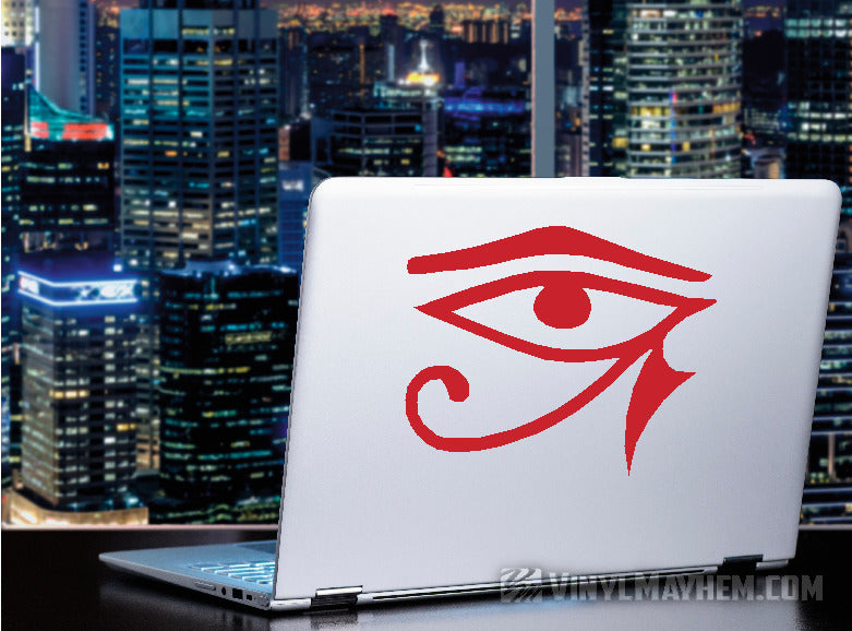 Eye of Ra Egyptian hieroglyphic vinyl sticker