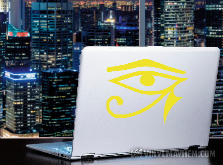 Eye of Ra Egyptian hieroglyphic vinyl sticker