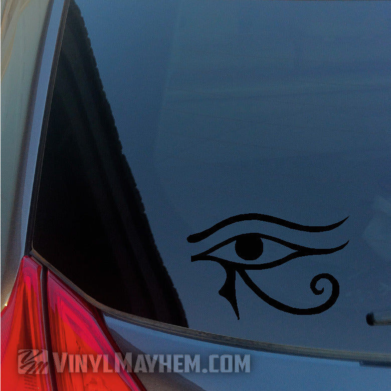 Eye of Horus Egyptian hieroglyphic vinyl sticker