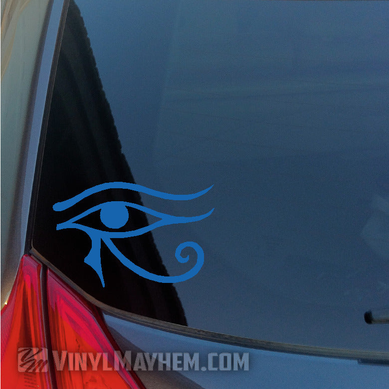 Eye of Horus Egyptian hieroglyphic vinyl sticker