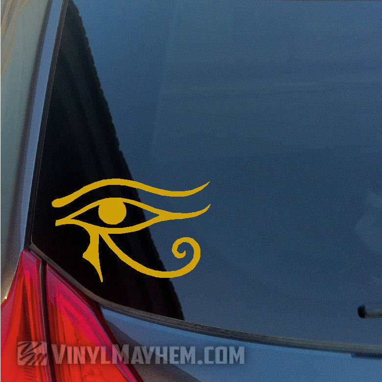 Eye of Horus Egyptian hieroglyphic vinyl sticker