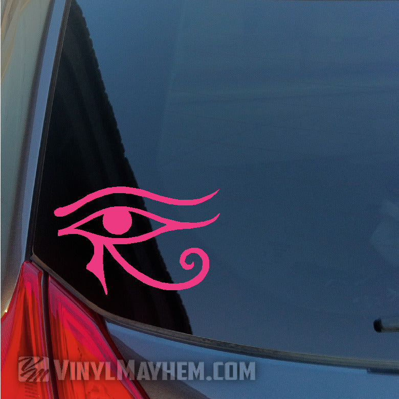 Eye of Horus Egyptian hieroglyphic vinyl sticker