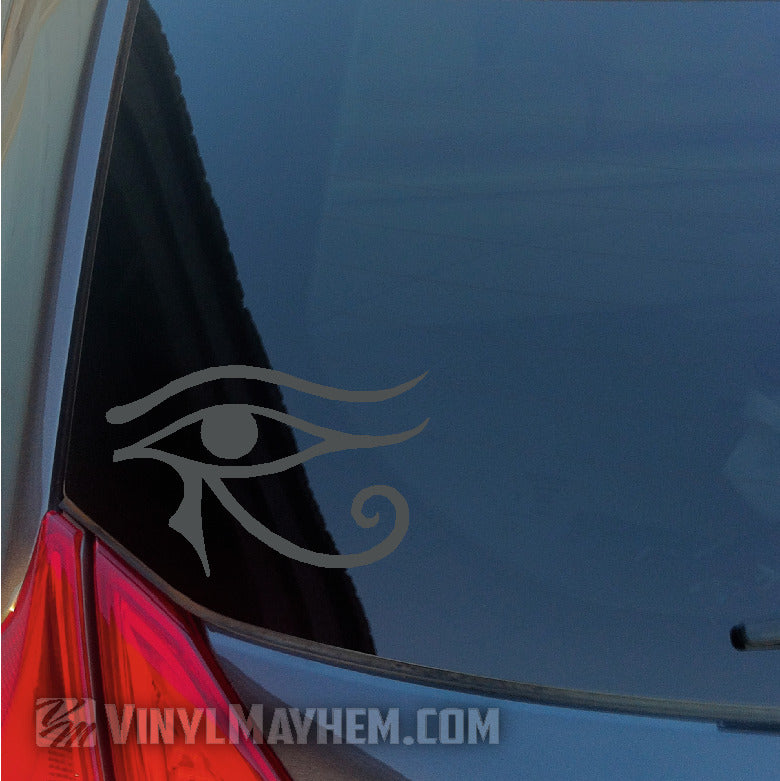 Eye of Horus Egyptian hieroglyphic vinyl sticker