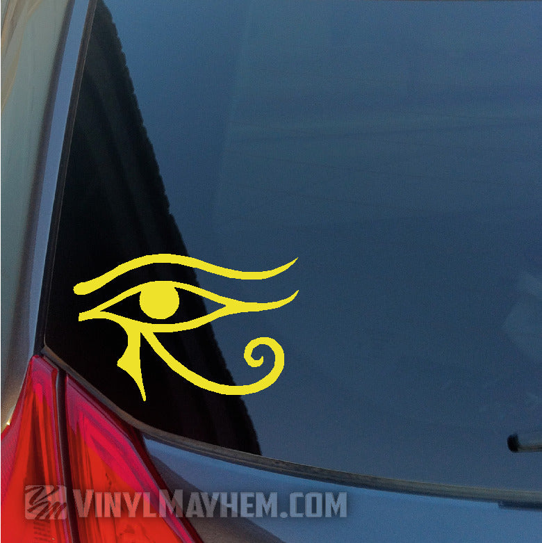 Eye of Horus Egyptian hieroglyphic vinyl sticker