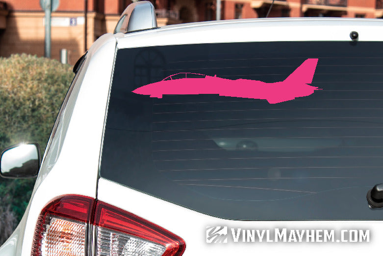 F-14 Tomcat side view silhouette vinyl sticker