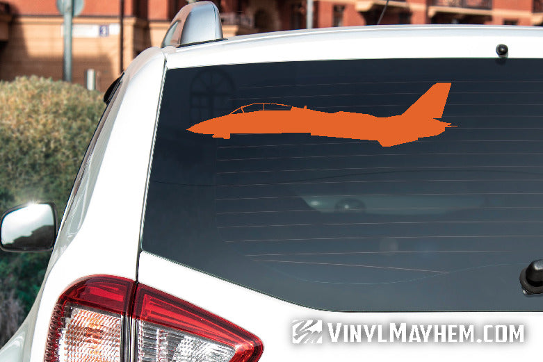 F-14 Tomcat side view silhouette vinyl sticker