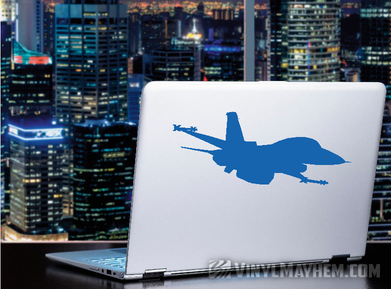 F-16 Fighting Falcon fighter jet vinyl sticker