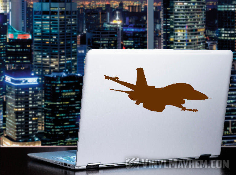 F-16 Fighting Falcon fighter jet vinyl sticker