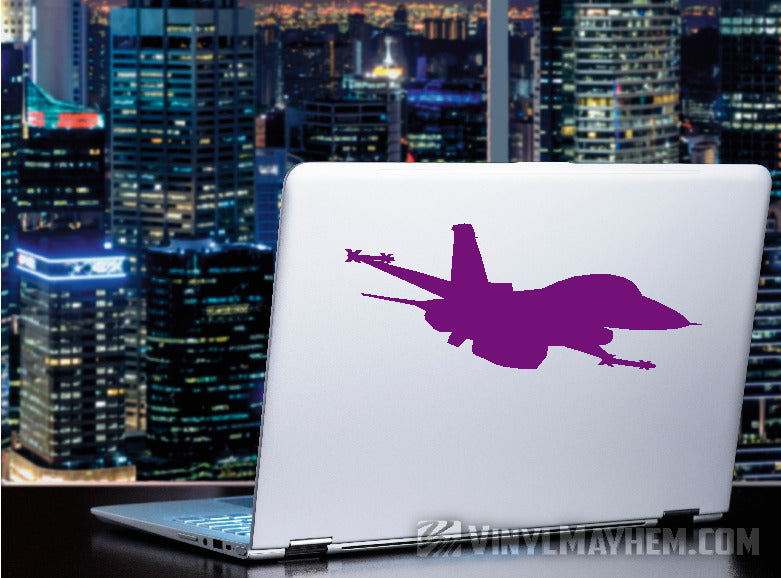 F-16 Fighting Falcon fighter jet vinyl sticker