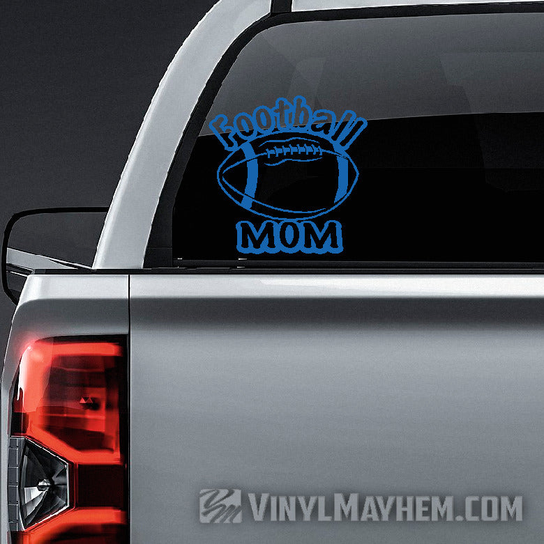Football Mom vinyl sticker