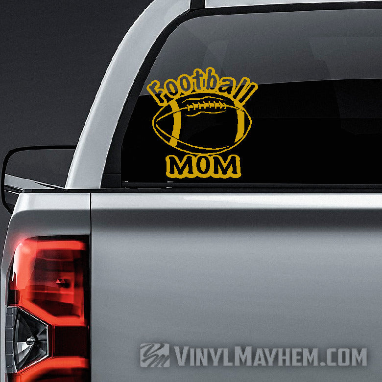 Football Mom vinyl sticker