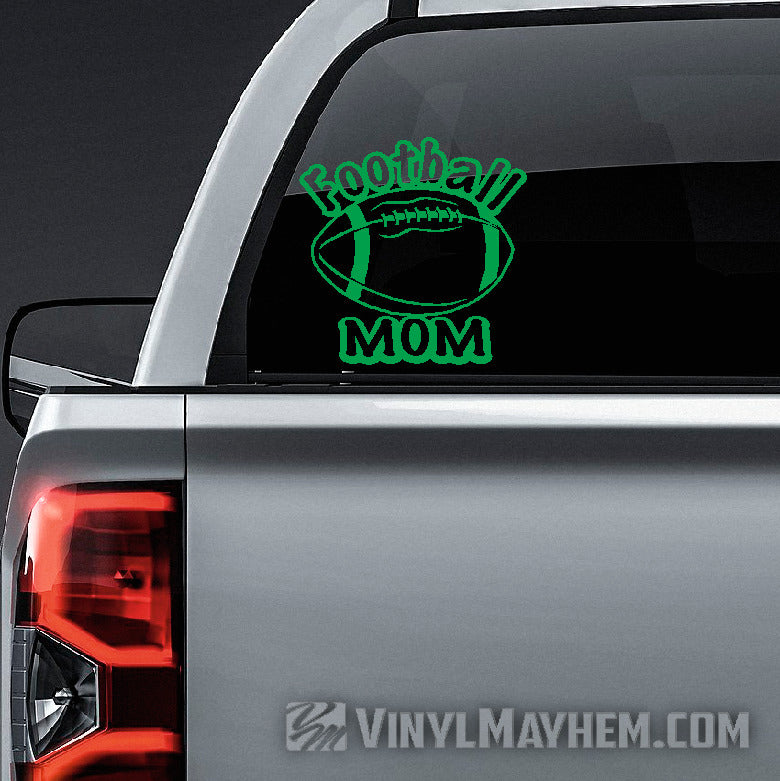 Football Mom vinyl sticker