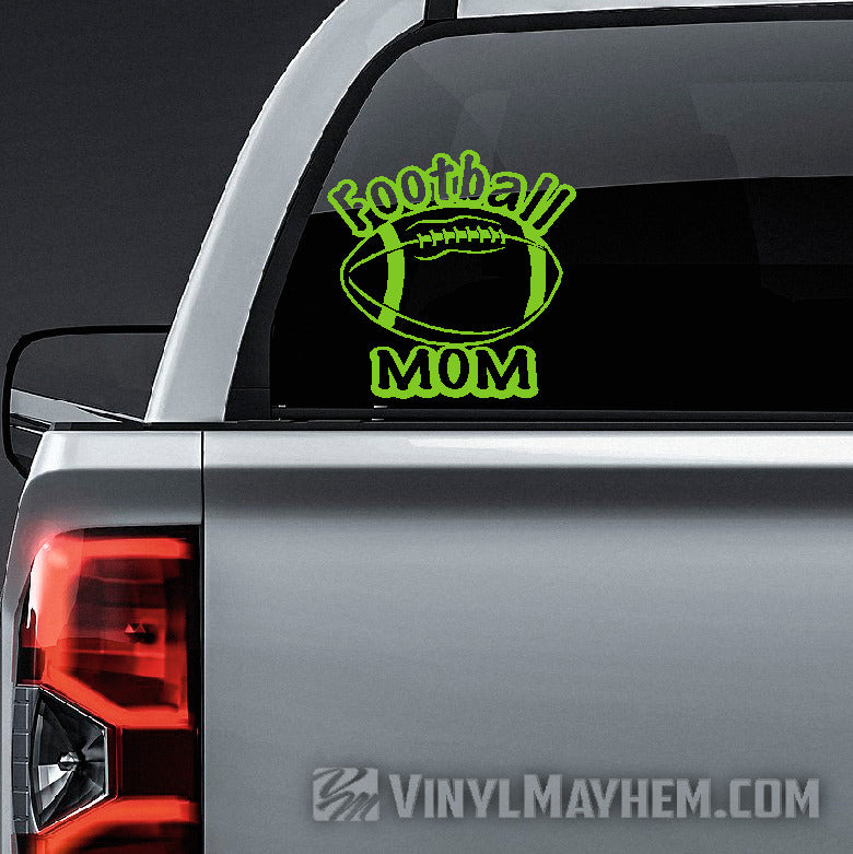 Football Mom vinyl sticker