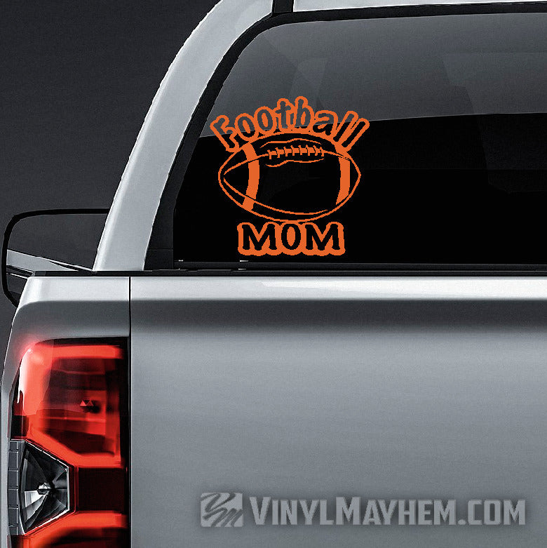 Football Mom vinyl sticker