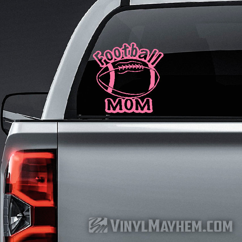 Football Mom vinyl sticker