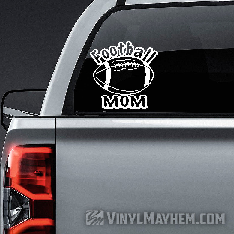 Football Mom vinyl sticker