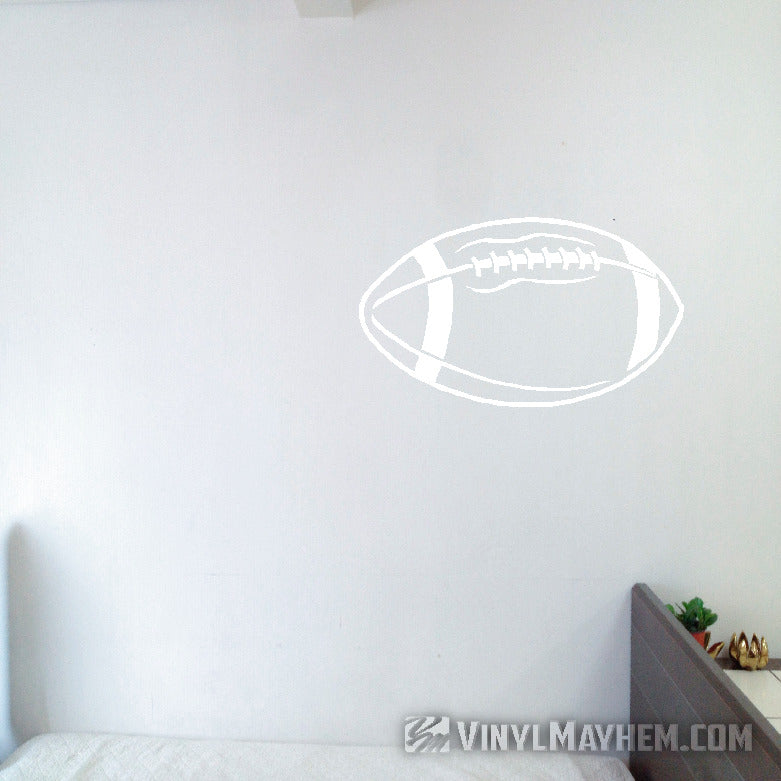 Football outline vinyl sticker