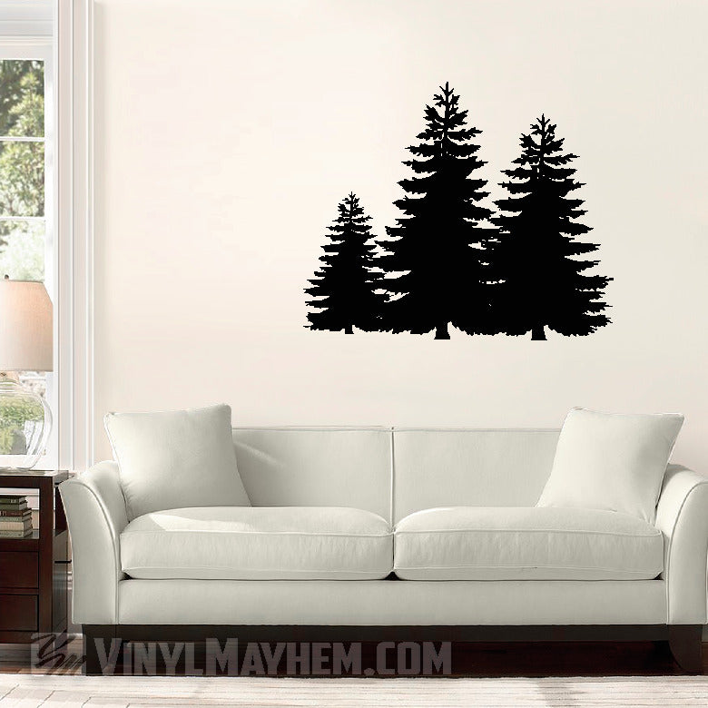 Forest Trees Vinyl Sticker