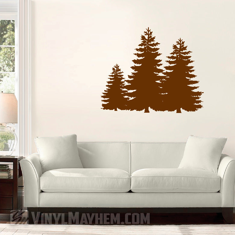 Forest Trees Vinyl Sticker