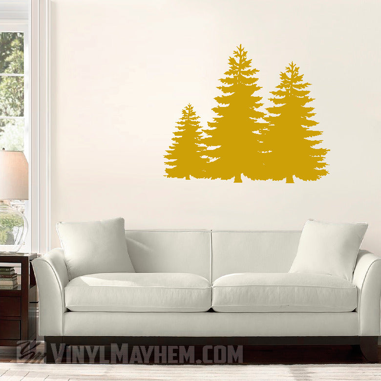 Forest Trees Vinyl Sticker