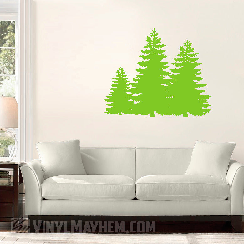 Forest Trees Vinyl Sticker