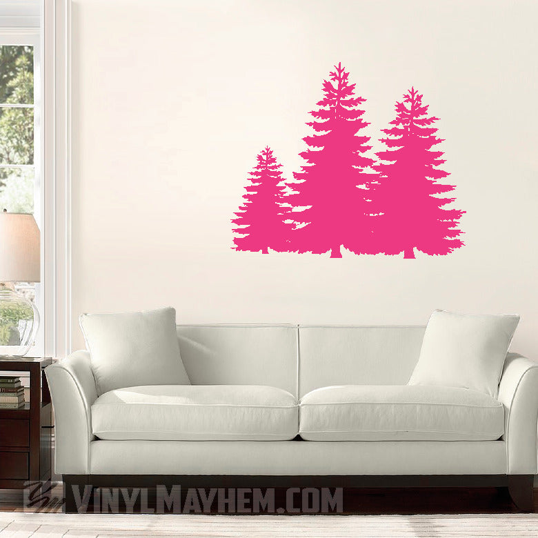 Forest Trees Vinyl Sticker