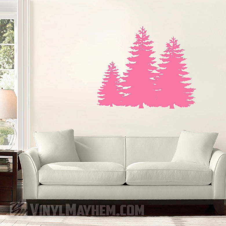 Forest Trees Vinyl Sticker