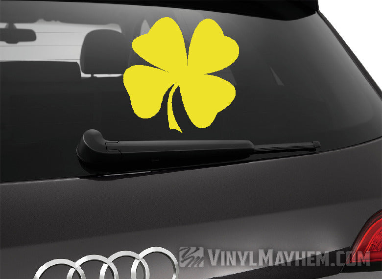 Four Leaf Clover vinyl sticker