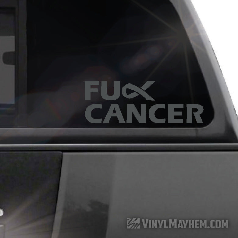 FU** Cancer vinyl sticker