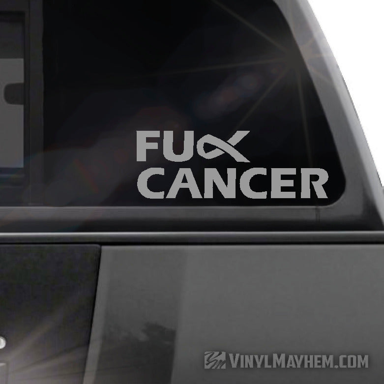 FU** Cancer vinyl sticker