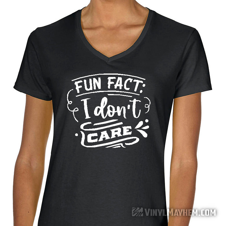 Fun Fact I Don't Care sarcastic mom women's T-Shirt
