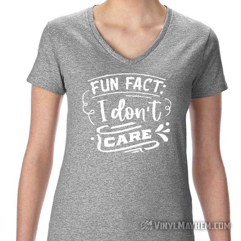 Fun Fact I Don&#39;t Care sarcastic mom women&#39;s T-Shirt
