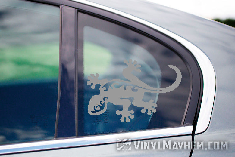 Gecko Hawaiian tribal vinyl sticker